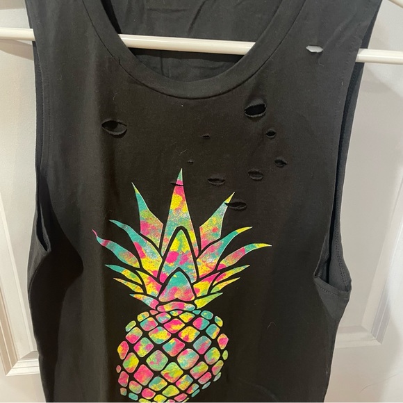 Pineapple print muscle tank - Picture 4 of 5